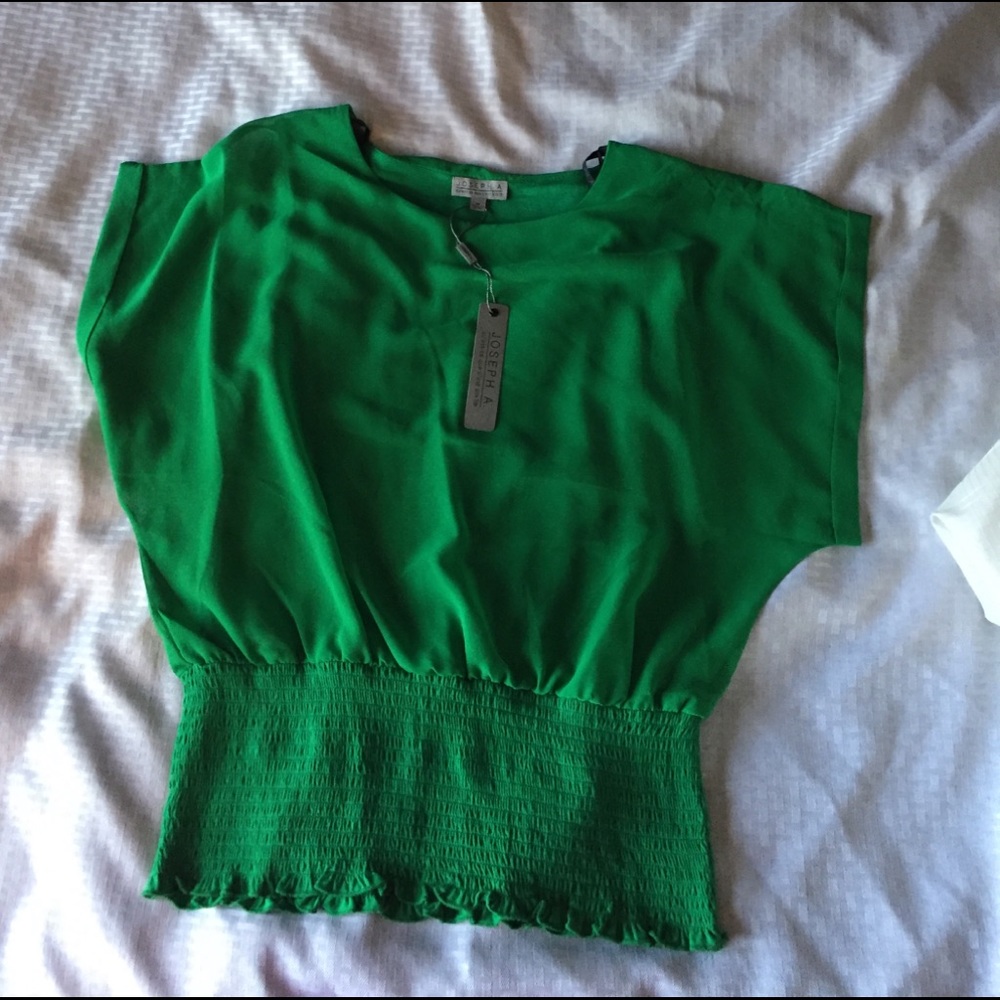 Green blouse